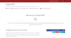 Desktop Screenshot of fichier-pdf.fr