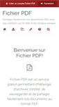 Mobile Screenshot of fichier-pdf.fr